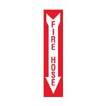 Fire Hose Down Arrow - Vinyl Marker