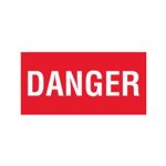 Danger - Vinyl Marker - 6 x 12