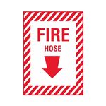 Fire Hose - Vinyl Marker - 10 x 14