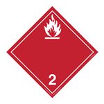 Class 2 - Flammable Gas Int'l Wordless Placard