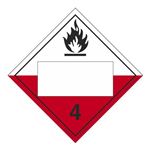 Class 4 - Spontaneous Combust.- Rem. Adhes. 10 3/4 x 10 3/4