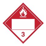 Class 3 - Combustible Liquid - Rigid Vinyl 10 3/4 x 10 3/4