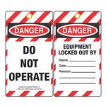 Danger Do Not Operate Tag