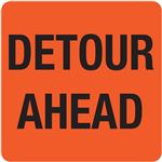 Interchangeable A-Frame Sign - Detour Ahead