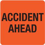 Accident Ahead - Magnetic A-Frame Sign