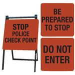 Interchangeable A-Frame Sign Kit - Do Not Enter