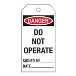 Big Boy Tags - Danger - 4" x 8"