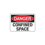 Danger - Confined Space 3 1/2 x 5