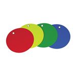 Color Coded Round Vinyl Tags w/Ties