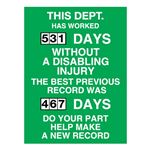 This Department Has Worked - Dial Poly Scoreboard - 23x34