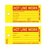 Hot Line Work-Before Energize Contact Dispatch 3 1/8 x 6 1/4