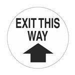 Anti-Slip Floor Decals - Exit This Way