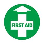 Anti-Slip Floor Decals - First Aid