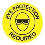 Anti-Slip Floor Decals - Eye Protection Required