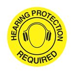 Anti-Slip Floor Decals - Hearing Protection Required