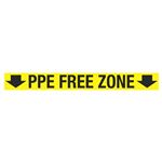 Anti-Slip Floor Decals - PPE Free Zone