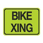 Bike Xing Sign 18 x 24