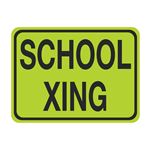 School Xing Sign 18 x 24
