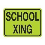 School Xing Sign 18" x 24"