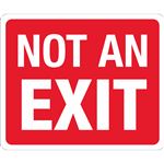 Not An Exit Sign - 10 x 14