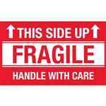 This Side Up Fragile Handle With Care - 2 x 3