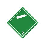 GHS Class 2 Non-Flammable Gas Label Transport Pictogram 2"