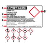 GHS Shipping Label 1 Pictogram - 10 x 6