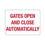 Gates Open And Close Automatically  Poly 10 x 14