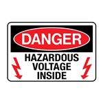 Danger Hazardous Voltage Inside Decal