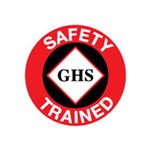 GHS Safety Trained Hard Hat Decal