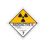 Radioactive III Shipping Label