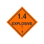 Explosive 1.4 Shipping Labels