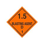 Explosive Blasting Agent 1.5 Shipping Labels