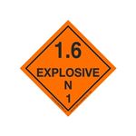 Explosive 1.6 Shipping Labels