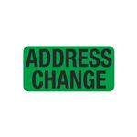 Pre-Printed Hot Strips - Address Change - 1 x 2