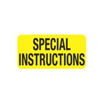 Pre-Printed Hot Strips - Special Instructions - 1 x 2