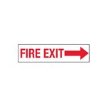 Fire Exit - Right Arrow - 2 x 8
