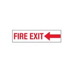 Fire Exit - Left Arrow - 2 x 8