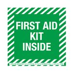 Safety Decals - First Aid Kit Inside 4 x 4