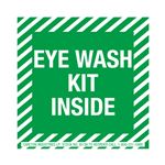 Safety Decals - Eyewash Kit Inside 4 x 4