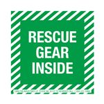 Safety Decals - Rescue Gear Inside 4 x 4