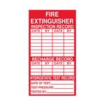 Fire Extinguisher Inspection Record - Decal