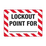 Lockout Point For ____ - Decal