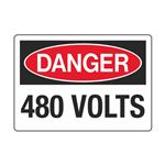 Danger 480 Volts - Decal