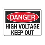 Danger High Voltage Keep Out - Decal