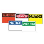 Custom OSHA Headers Facility Signs - Lexan - 10 x 14