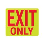 Exit Only Sign - 10 x 12