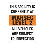 MARSEC - Level 2 Marsec Sign 24"x36"