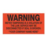 Warning Meter Tampering Is A Violation Of The Law