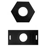 Navicade™ Stackable Delineator - 16 lb. Rubber Base